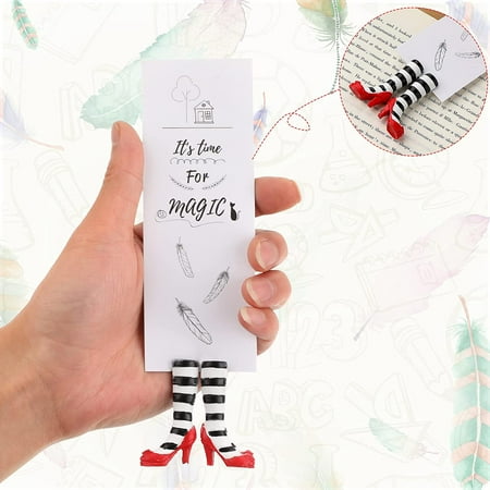3 Pieces Halloween Witch Bookmark for Bookworm and Book Lover 5.5 x 2 Inch Halloween 3D Leg Handmade and Full of Love 3 Pieces Halloween Witch Bookmark for Bookworm and Book Lover 5.5 x 2 Inch Halloween 3D Leg Handmade and Full of Love